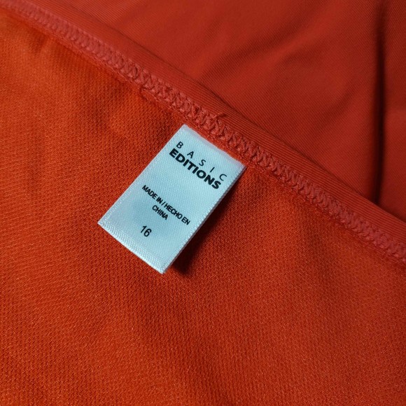 Basic Editions size 16 Red Bikini Bottoms NWT - Picture 6 of 8